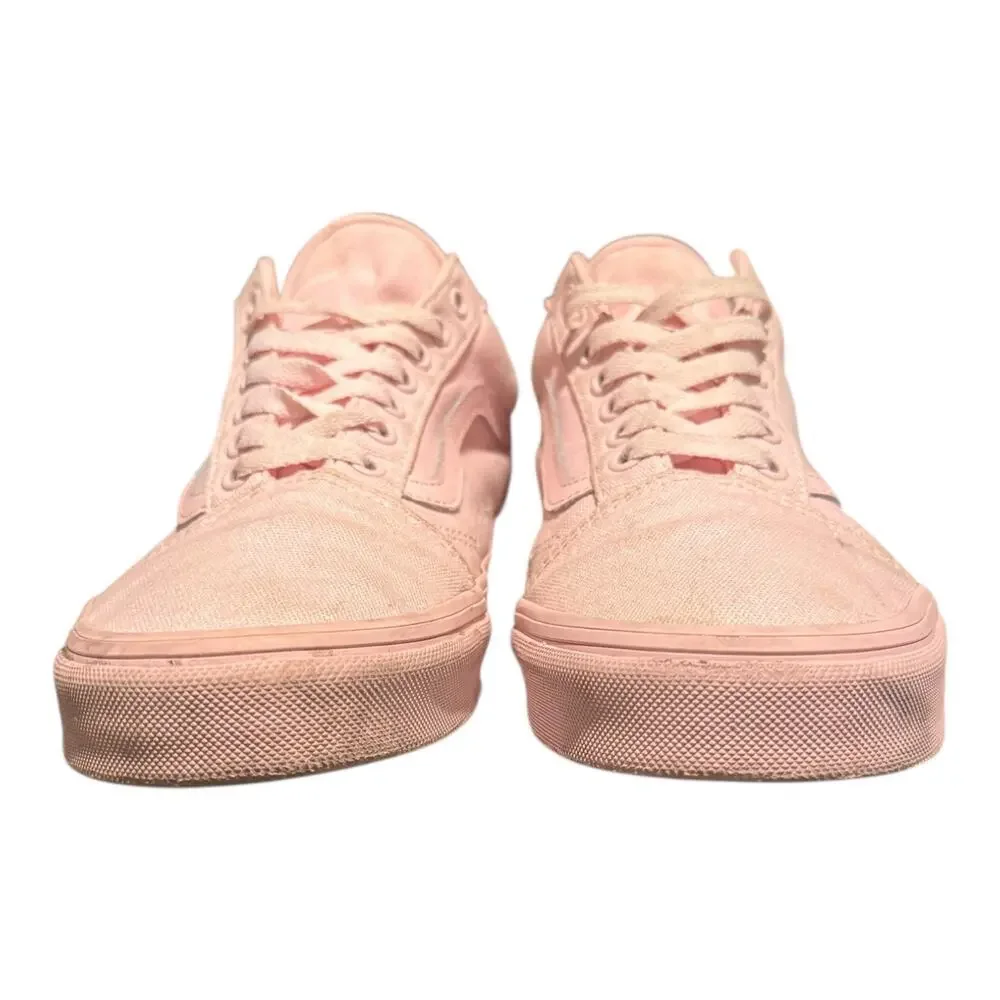 Vans Old Skool Men’s Size 10 Peach Pink Athletic Skate Walking Shoes Sneakers